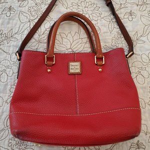 Dooney & Bourke Red Pebbled Leather Purse